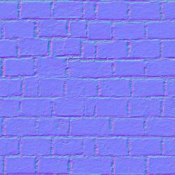 Seamless Textures of Wall Bricks + Normal & Bump Mapping